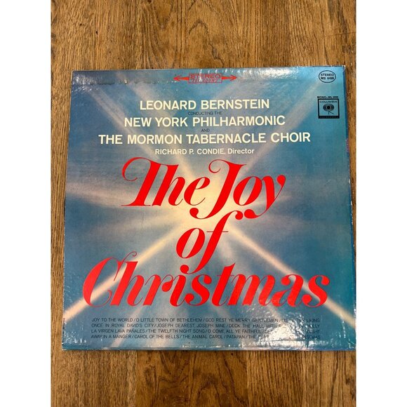 Leonard Bernstein "The Joy Of Christmas" Vinyl LP XSM 75090 Record Album - Picture 1 of 5